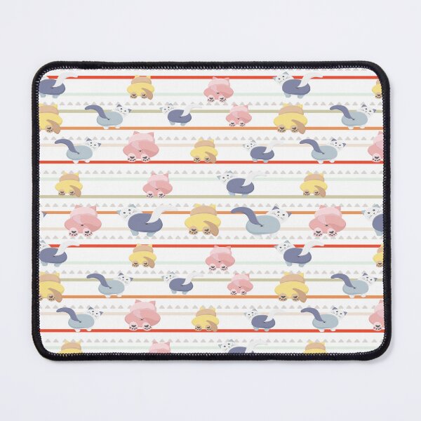 Item preview, Funny Pastel Cat Pattern, Cute Cat Butts designed and sold by Karry-Pat.