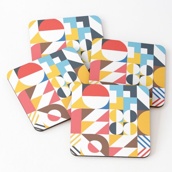 Item preview, Bauhaus Geometric Pattern 1 designed and sold by Getspampered.