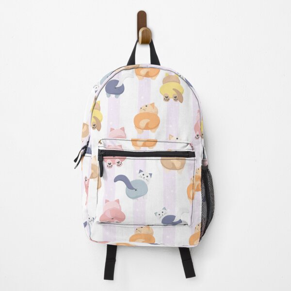 Item preview, Adorable Pastel Cat Pattern, Funny Cat Butts designed and sold by Karry-Pat.