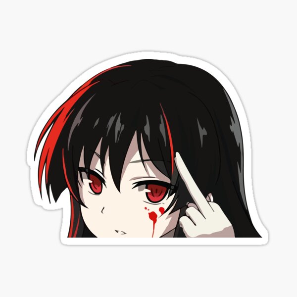 Adesivo Peeker Sticker Waifus Anime - Zero Two, Akame, Ram, Asuka, Rei,  Raphtalia - Escorrega o Preço