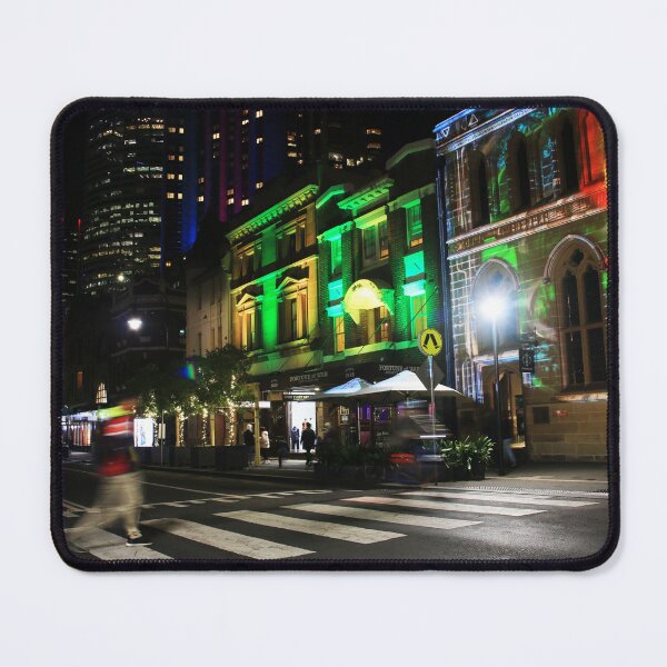 Item preview, The Rocks crossing Vivid Sydney 2019 designed and sold by Lauren Elizabeth Photograhy AU.