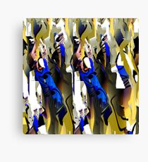 Metro Crowd Canvas Print