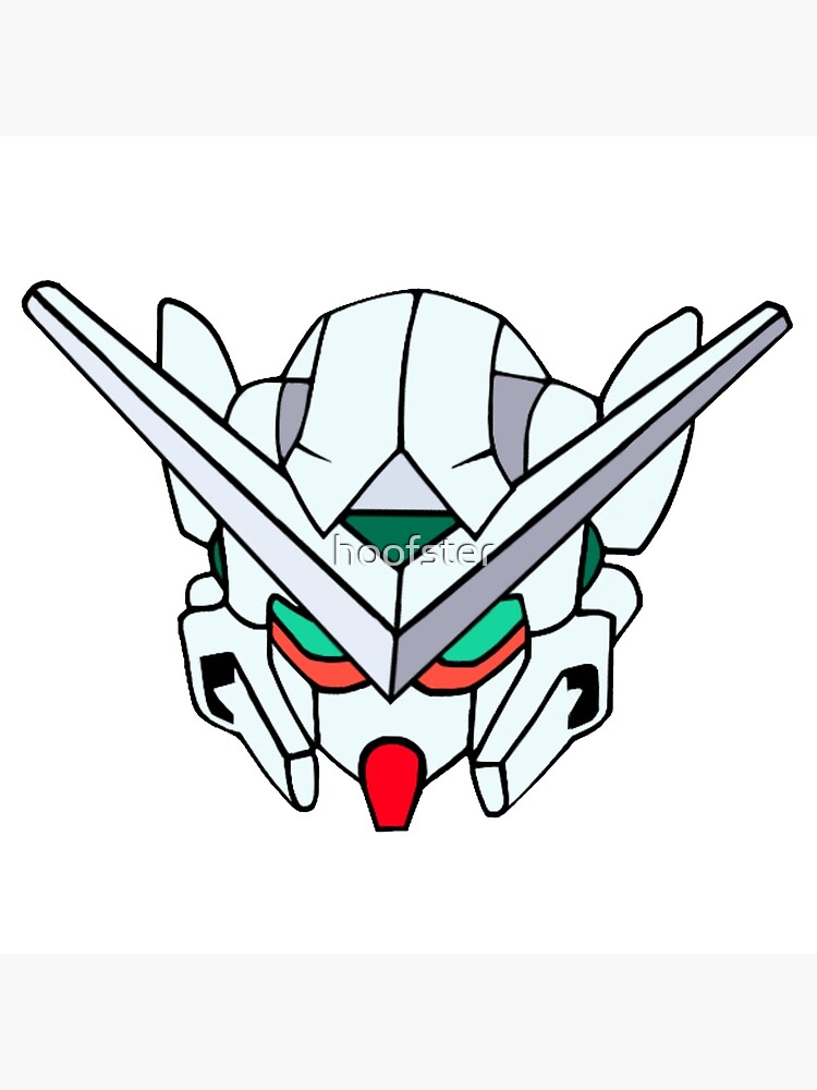 "Gundam head" Art Print by hoofster Redbubble