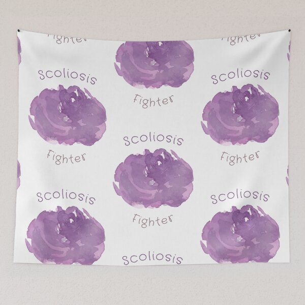 Aperçu de l'œuvre Fleur d'aquarelle de combattant de scoliose créée et vendue par hopescoliosis.