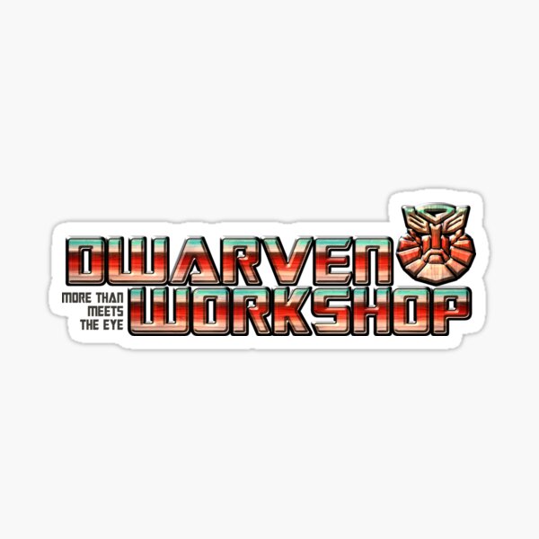 Dwarven Workshop Dwarvensformer Logo Sticker