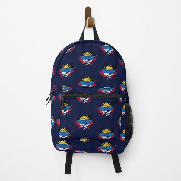 Item preview, Ripped Rip Open Antigua Barbuda Flag Palm designed and sold by rafaeltto.