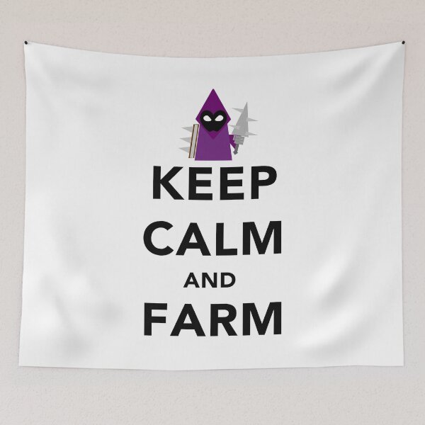 Item preview, KEEP CALM AND FARM - MINION designed and sold by ValhallanSon.