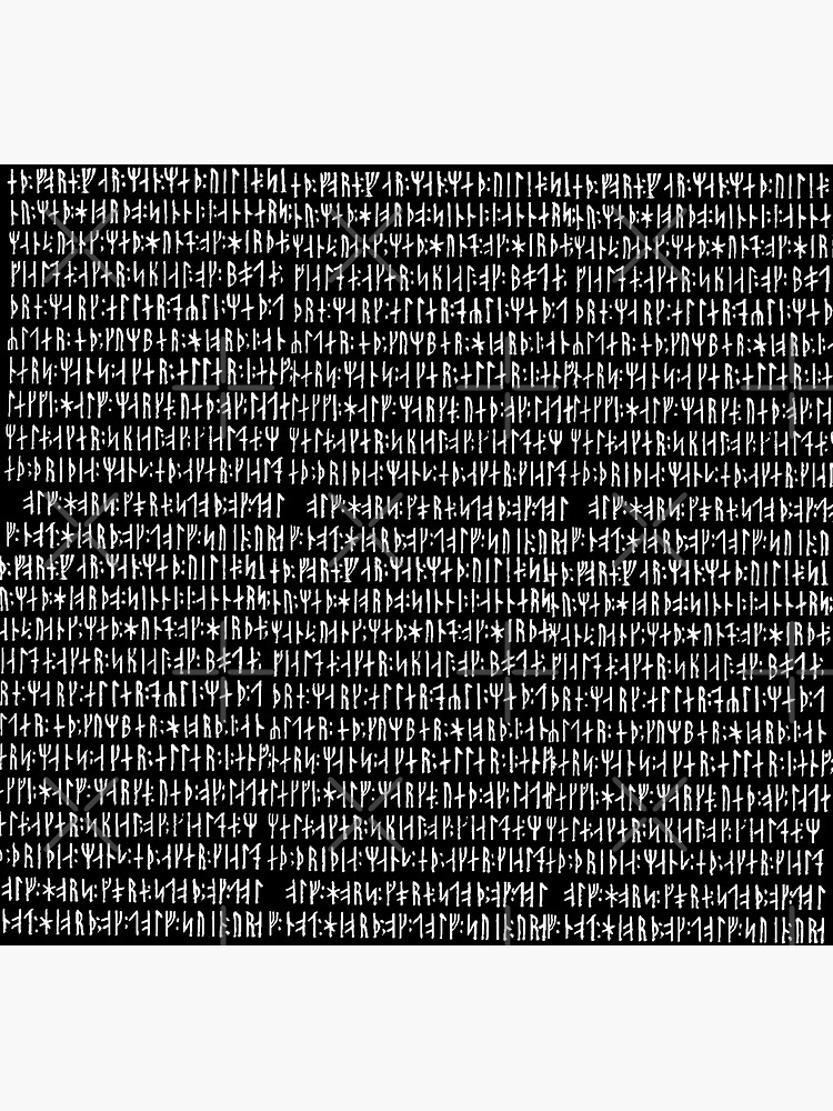 Thumbnail 3 of 3, Sticker, Codex Runicus rune book AM 28 8vo designed and sold by Odinist.