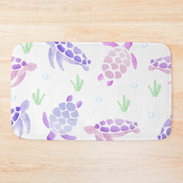 Item preview, Sea turtle watercolor pattern designed and sold by Aoxydesign.