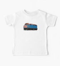 Comic Book Style Train Baby Tee