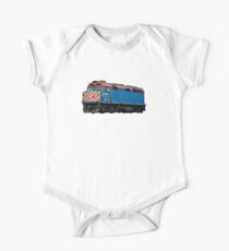 Comic Book Style Train One Piece - Short Sleeve