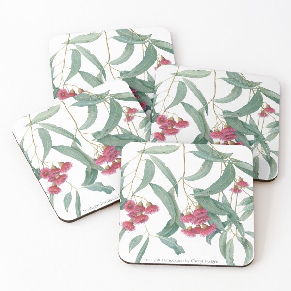 Item preview, Eucalyptus leucoxylon - Yellow gum with Red Flowers designed and sold by Cheryl Hodges.