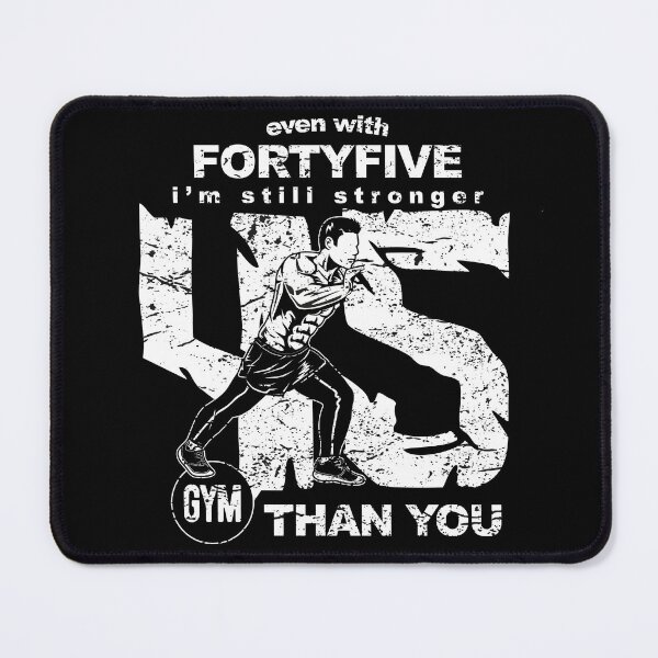 Item preview, 45th birthday gym & fitness lover 45 years designed and sold by printworxx.