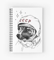 Cuaderno de espiral Laika, space traveler