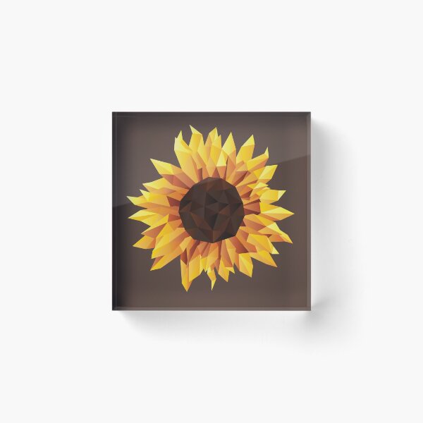 Item preview, Polygonal Sunflower designed and sold by AlexGDavis.