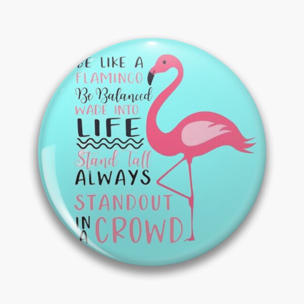 Item preview,  Be like flamingoes | gift for bird lovers | flamingo design designed and sold by Arteartz.