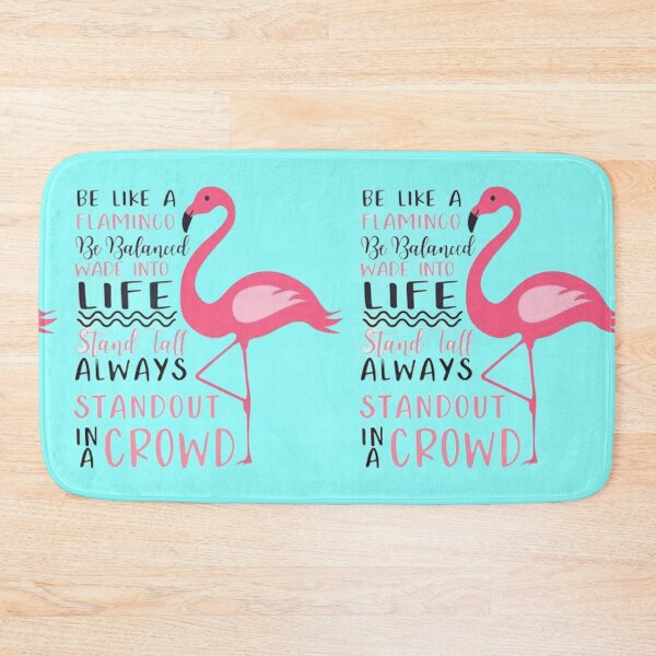 Item preview,  Be like flamingoes | gift for bird lovers | flamingo design designed and sold by Arteartz.