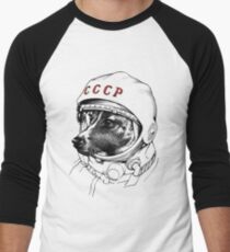 Laika, space traveler Men's Baseball ¾ T-Shirt