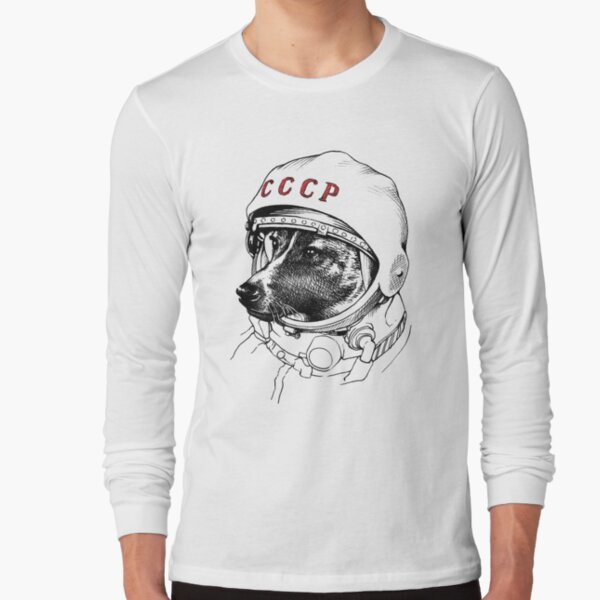 Laika, space traveler Long Sleeve T-Shirt