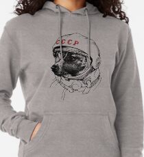 Laika, Weltraumreisende Leichter Hoodie
