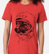 Laika, Weltraumreisende Vintage T-Shirt