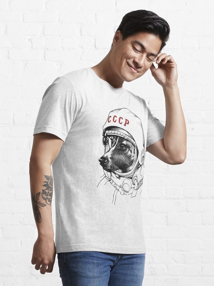 Essential T-Shirt, Laika, space traveler designed and sold by Celeste Ciafarone