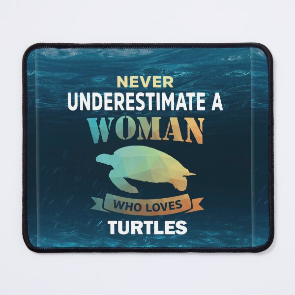 Item preview, Never Underestimate A Woman Who Loves Turtles Ocean designed and sold by EwaldKuhne.