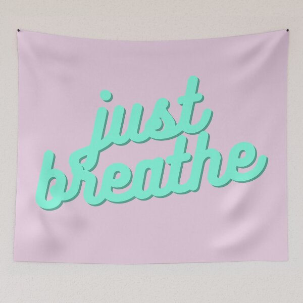 Item preview, Pop Art, Retro Just Breathe - Pastel Green designed and sold by MyArt23.