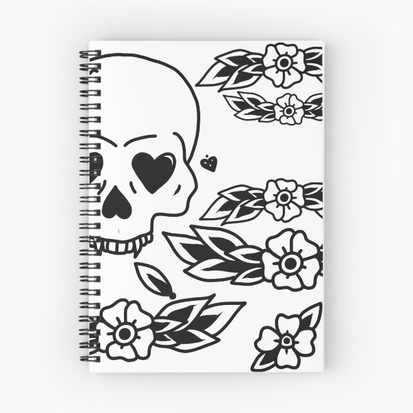Item preview, tattoo skulls designed and sold by MoonbeamPhoto.