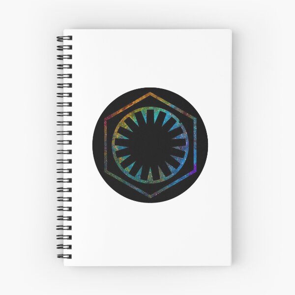 Item preview, LGBT First Order Rainbow Nebula (black circle) designed and sold by DarthAstris.