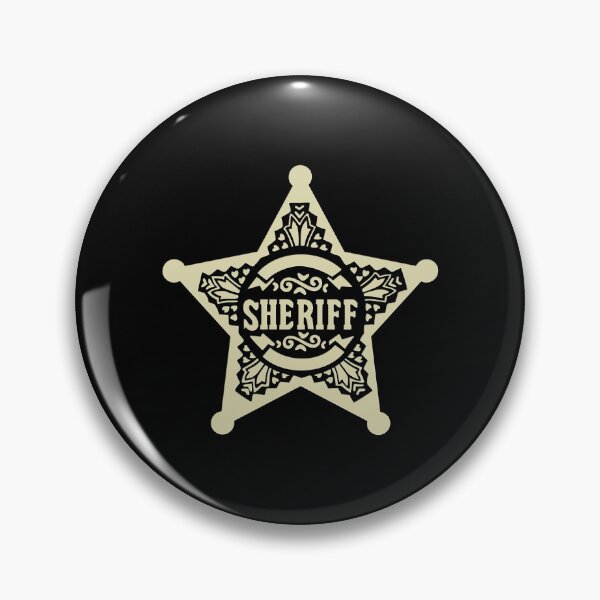 Item preview, Sheriff Star, Carnival, Deputy, County, Police, Wild West designed and sold by boom-art.