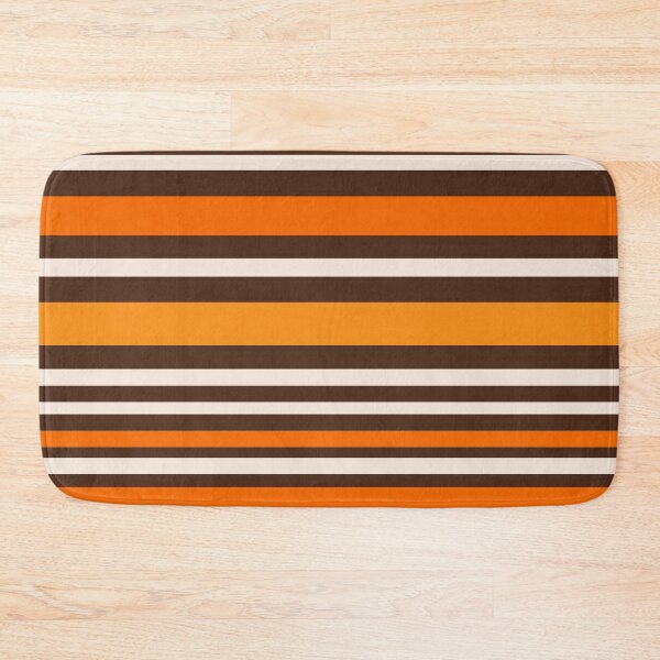 Item preview, Variable Stripe Retro Modern Pattern in 70s Brown Orange Beige designed and sold by kierkegaard.
