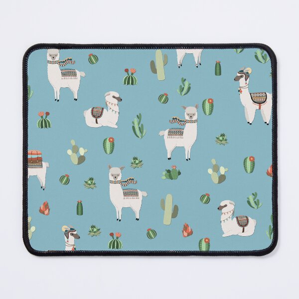 Item preview, Lama and cactus pattern designed and sold by ValentinaHramov.