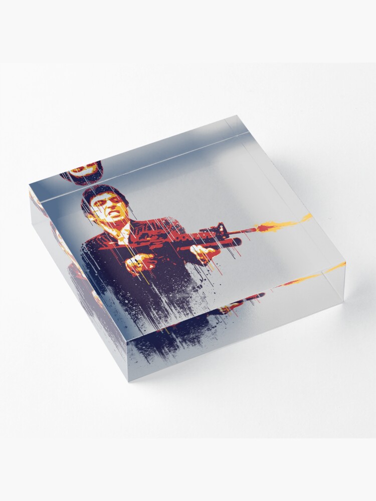 Alternate view of Scarface Acrylic Block