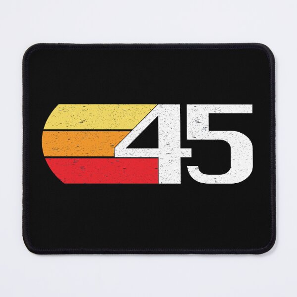 Item preview, Vintage Number 45 Design for 45th birthday 45 years designed and sold by printworxx.