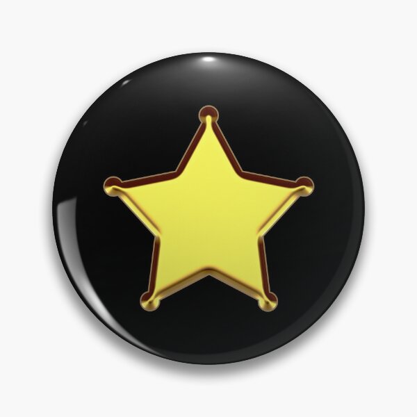 Item preview, Sheriff Star, Gold, Carnival, Deputy, County, Police, Wild West designed and sold by boom-art.