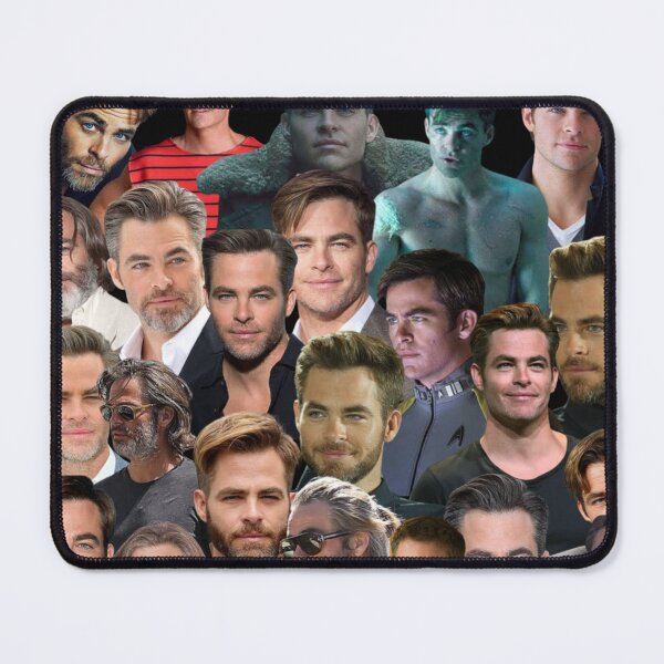 Item preview, chris pine photo collage designed and sold by T-shirtakStore.