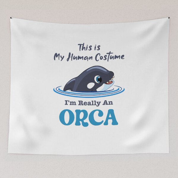 Item preview, This Is My Human Costume I'm Really An Orca designed and sold by Zakaria-4.