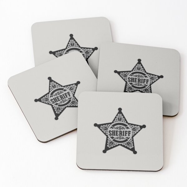 Item preview, Sheriff Star, Carnival, Deputy, County, Police, Wild West designed and sold by boom-art.