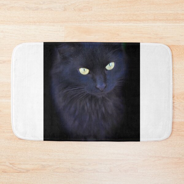 Item preview, Portrait of cute wild black cat designed and sold by olena2552.