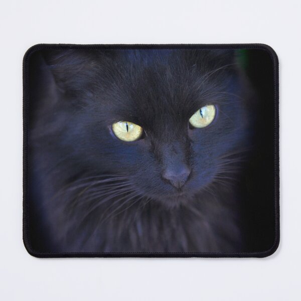 Item preview, Portrait of cute wild black cat designed and sold by olena2552.