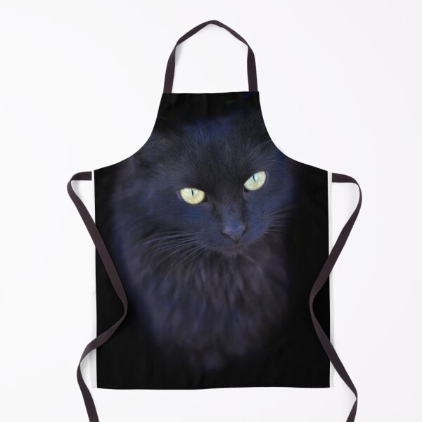 Item preview, Portrait of cute wild black cat designed and sold by olena2552.