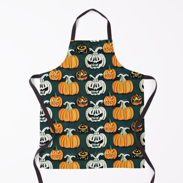Aperçu de l'œuvre Halloween Pumpkin Seamless Pattern créée et vendue par Bratak.
