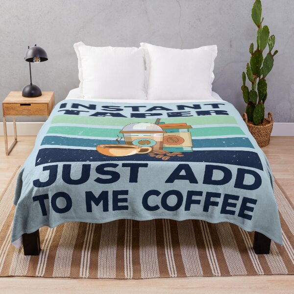 Item preview, Instant taper just add to me coffee, dark text, construction Job title, joke, quote, funny job title profession , coffee and job title designed and sold by SGS-.