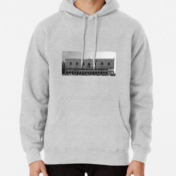 Doge's Palace B&W Pullover Hoodie