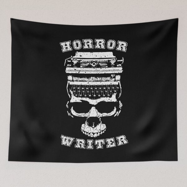 Item preview, Horror Writer Halloween Author Novelist Typewriter Skull designed and sold by GrandeDuc.