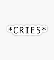 Pegatina Cries