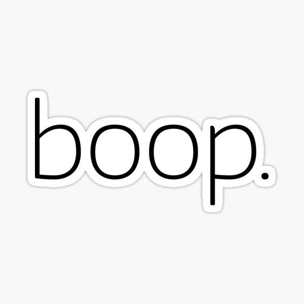 Boop Sticker