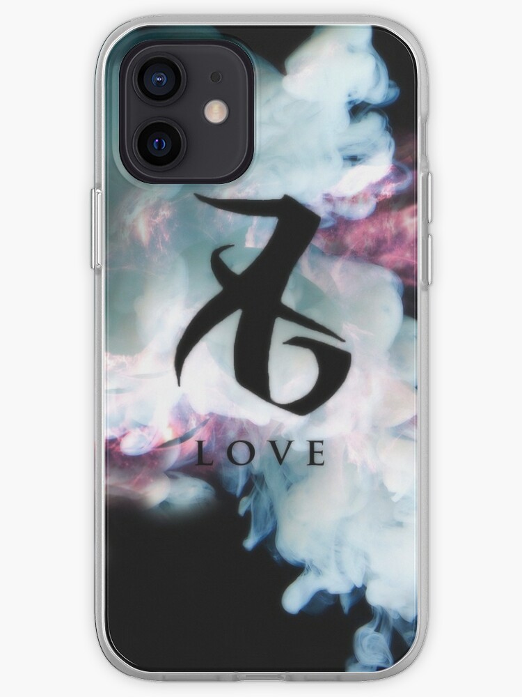 Die Sterblichen Instrumente Shadowhunter Rune In Der Farbwolke Liebe Iphone Hulle Cover Von Venussabetkar Redbubble