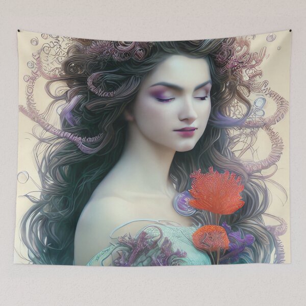 Item preview, Underwater Goddess designed and sold by HellsBrew.